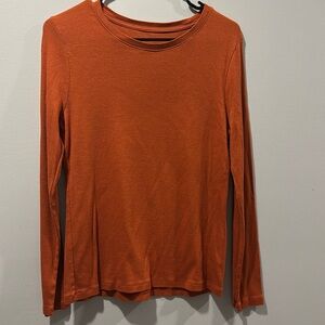 A New Day large dark orange long sleeve shirt